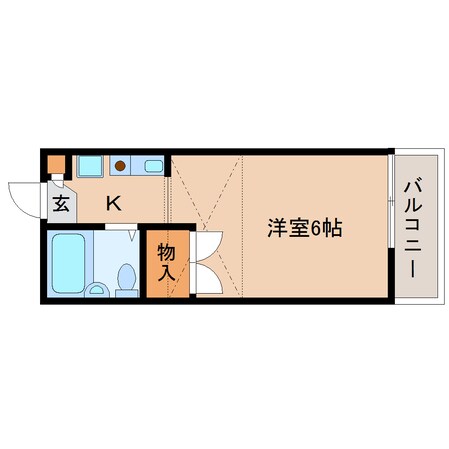 大和八木駅 徒歩4分 2階の物件間取画像